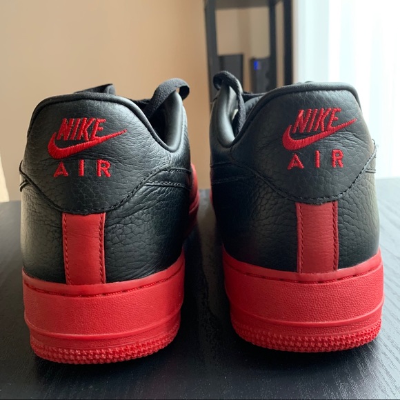 2008 Nike Air Force 1 Low Used Men's Size 11 Bred - Picture 5 of 7